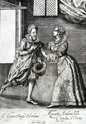 A Venetian courtesan, from 